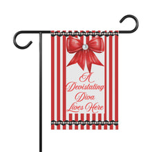 A Devastating Diva Lives Here Garden Flag