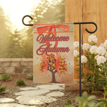 Orange Welcome Autumn Garden Flag