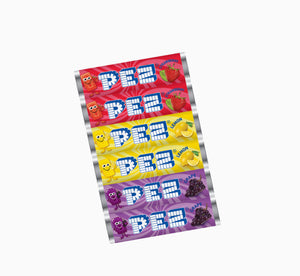 PEZ Black Panther Gift Set - Includes 4 Dispensers (Black Panther, Shuri, Purple Black Panther, and Okoye) + 6 candy refills in collectible tin, Orange,Purple, 1 Count, 13.3 ounces