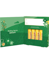 Burt's Bees Christmas Gifts, 4 Lip Balm Stocking Stuffers Products, Jingle Balms Set - Classic Beeswax Moisturizing Lip Balm